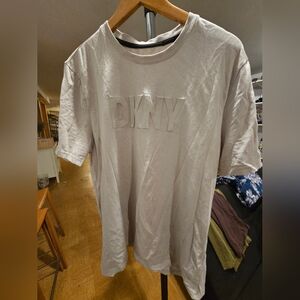 DKNY Men's Cream Short Sleeve Tee
